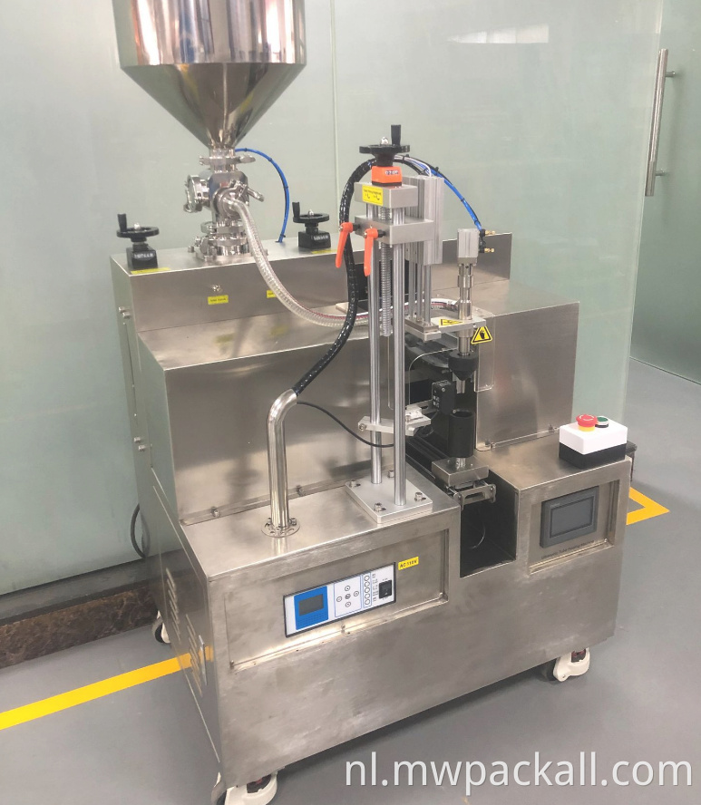 Ultrasone plastic buisvulling afdichtmachine voor cosmetische/ultrasone plastic gelamineerde buisvulling en afdichtmachine